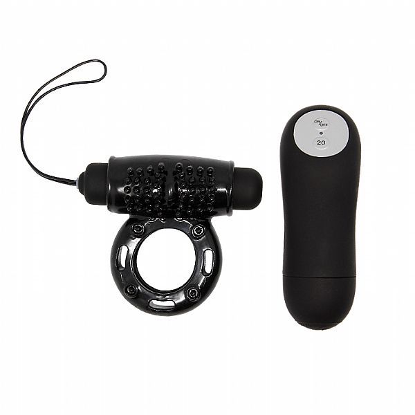 Anel Vibratório Power Ring - Preto