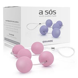 Conjunto Bolinha Tailandesa A Sós Grande -Rosa