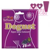 Degust Tapa-Sexo Solúvel Uva Coração Hot Flowers