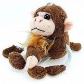 Chaveiro em formato de macaco com pênis a corda