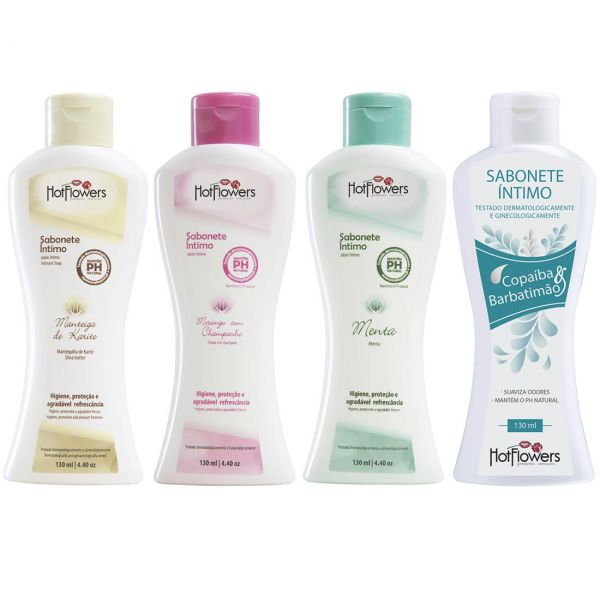 SABONETE ÍNTIMO LÍQUIDO 130ML HOT FLOWERS