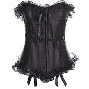 Corselet Luxo Lariat Black Sensual Love