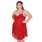 Camisola Em Renda E Chifon