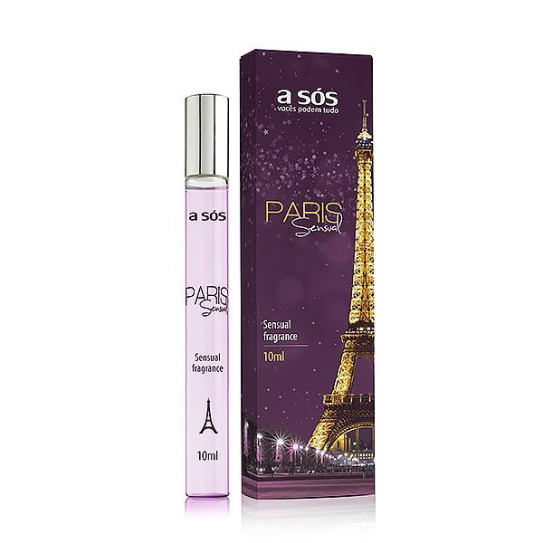 Perfume Feromônio Sensual Paris Rollon - 10ml