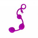 Orgasm Balls em Silicone Ághata na cor Rosa