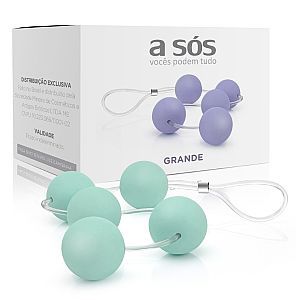 Conjunto Bolinha Tailandesa A Sós Grande - Verde Bebê