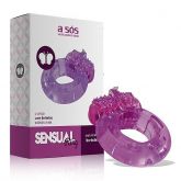 Anel Mágico com Vibrador em Silicone Borboleta c/ 02 Baterias Extras