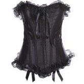 Corselet Luxo Lariat Black Sensual Love