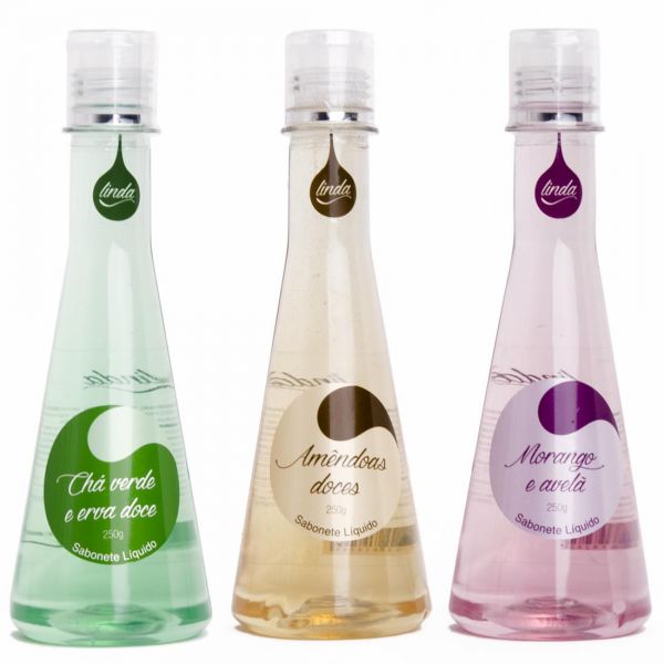 SABONETE LÍQUIDO AROMÁTICO 250G LINDA