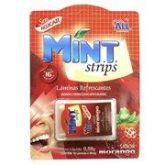 Lâmina Mint Strips Morango 16un All Alimentos
