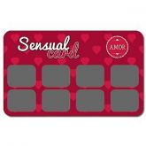 Raspadinha Sensual Card A Sós Amor - Pacote com 10 unidades