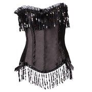 Corselet Luxo Paetê Rain Sensual Love