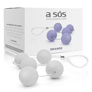 Conjunto Bolinha Tailandesa A Sós Grande - Branca