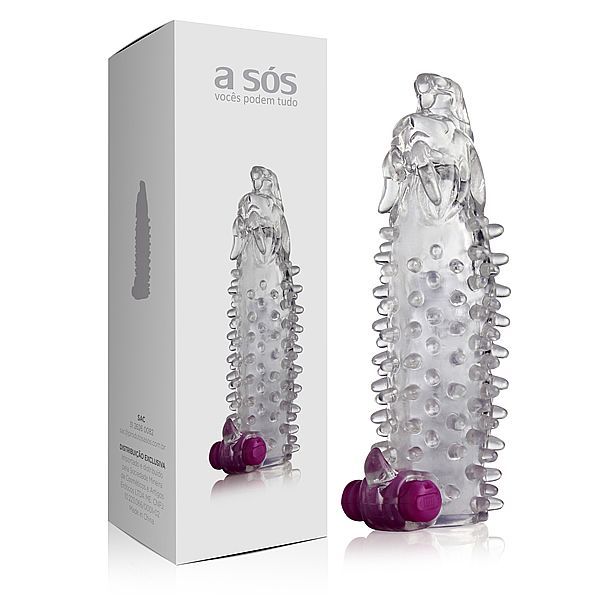 Extensor e Capa Vibratória Dragon Transparente
