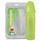 CAPA PENIANA SENSOR 16CM BRILHA NO ESCURO SEXY FANTASY